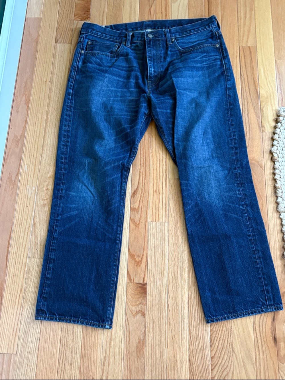 J. Crew Men's Indigo Straight Leg Jeans